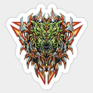 Great Wolf mecha illustration 1 Sticker